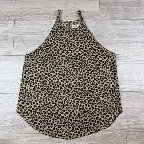 Abercrombie & Fitch Tops - Abercrombie And Fitch Leopard Print Women's Tank Top Bella‎ Swan Swancore Sz L